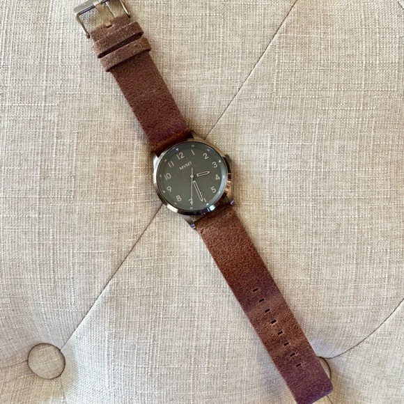 MVMT Black Dial with Brown Leather Watch - Picture 2 of 4
